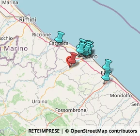 Mappa Via dell'Industria, 61025 Chiusa di Ginestreto PU, Italia (8.74923)