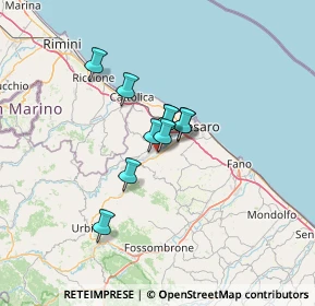 Mappa Via dell'Industria, 61025 Chiusa di Ginestreto PU, Italia (14.905)