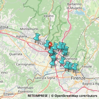 Mappa Via Populonia, 59100 Prato PO, Italia (5.51467)