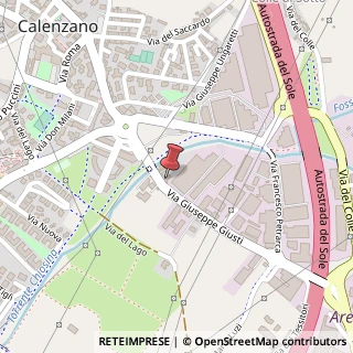 Mappa Via giusti giuseppe 74, 50041 Calenzano, Firenze (Toscana)