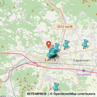 Mappa Monte San Quirico, 55100 Lucca LU, Italia (2.93909)