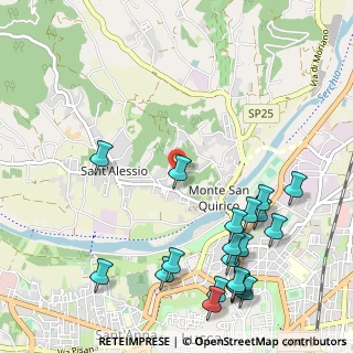 Mappa Monte San Quirico, 55100 Lucca LU, Italia (1.3915)