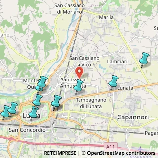 Mappa Via del Soccorso, 55100 Lucca LU, Italia (2.86818)
