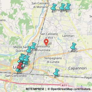 Mappa Via del Soccorso, 55100 Lucca LU, Italia (3.016)
