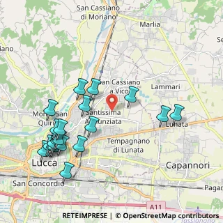 Mappa Via del Soccorso, 55100 Lucca LU, Italia (2.369)