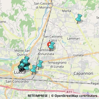Mappa Via del Soccorso, 55100 Lucca LU, Italia (2.876)