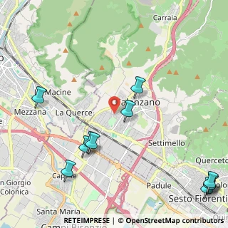 Mappa Via delle Scuderie, 50041 Calenzano FI, Italia (2.97909)