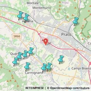 Mappa Via Didaco Bessi, 59100 Prato PO, Italia (5.75727)