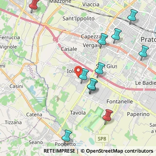 Mappa Via Didaco Bessi, 59100 Prato PO, Italia (2.53545)