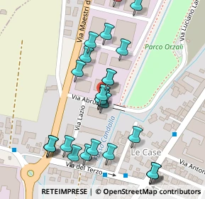 Mappa Via Abruzzo, 51015 Monsummano Terme PT, Italia (0.128)