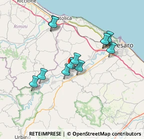 Mappa Via Alberto Giacometti, 61022 Vallefoglia PU, Italia (6.425)