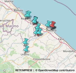 Mappa Via Alberto Giacometti, 61022 Vallefoglia PU, Italia (10.59063)