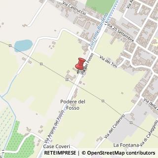 Mappa Via Argine del Fosso, 68, 59100 Prato, Prato (Toscana)