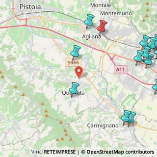 Mappa Via Arcoveggio, 51039 Quarrata PT, Italia (7.45842)