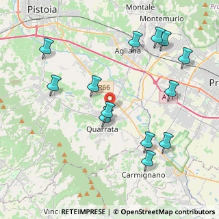Mappa Via Arcoveggio, 51039 Quarrata PT, Italia (4.66)