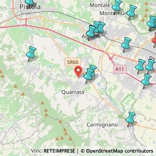 Mappa Via Arcoveggio, 51039 Quarrata PT, Italia (6.863)