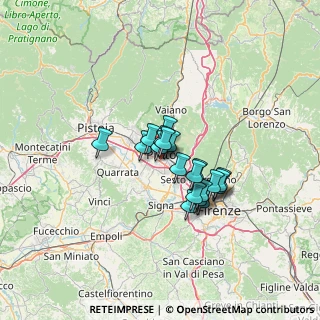 Mappa Via Alessandro Ferrarini, 59100 Prato PO, Italia (9.1555)