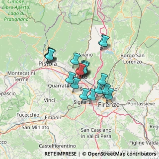 Mappa Via Alessandro Ferrarini, 59100 Prato PO, Italia (9.682)