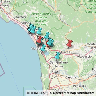 Mappa Via del Pastore, 55054 Massarosa LU, Italia (10.7115)