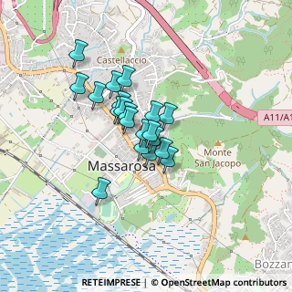 Mappa Via del Pastore, 55054 Massarosa LU, Italia (0.289)