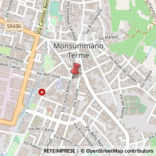 Mappa Piazza del Popolo, 19, 51015 Monsummano Terme, Pistoia (Toscana)