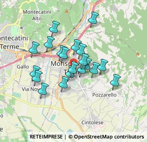 Mappa Via Trieste, 51015 Monsummano Terme PT, Italia (1.388)
