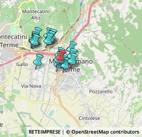 Mappa Via Trieste, 51015 Monsummano Terme PT, Italia (1.4445)