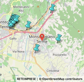 Mappa Via Trieste, 51015 Monsummano Terme PT, Italia (2.9555)