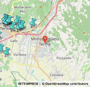 Mappa Via Trieste, 51015 Monsummano Terme PT, Italia (3.41278)
