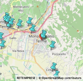 Mappa Via Trieste, 51015 Monsummano Terme PT, Italia (2.688)