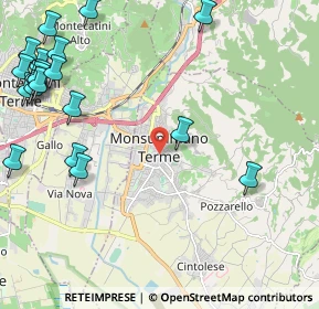Mappa Via Trieste, 51015 Monsummano Terme PT, Italia (3.167)