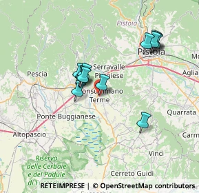 Mappa Via Trieste, 51015 Monsummano Terme PT, Italia (6.46615)