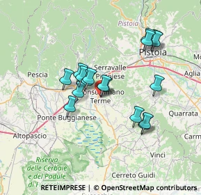 Mappa Via Trieste, 51015 Monsummano Terme PT, Italia (6.14118)