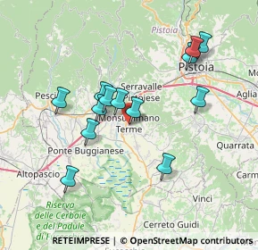Mappa Via Trieste, 51015 Monsummano Terme PT, Italia (6.82692)