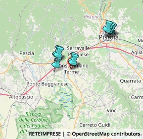 Mappa Via Trieste, 51015 Monsummano Terme PT, Italia (6.33364)