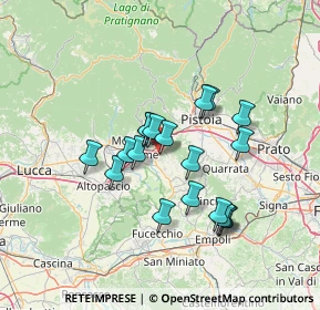 Mappa Via Trieste, 51015 Monsummano Terme PT, Italia (11.6)
