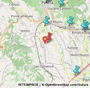 Mappa Strada Provinciale, 55015 Pescia PT, Italia (3.09636)