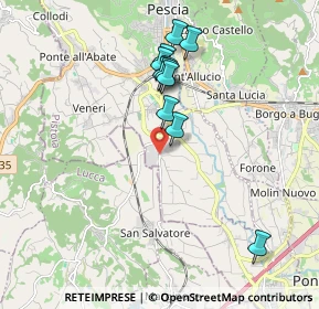 Mappa Strada Provinciale, 55015 Pescia PT, Italia (1.74727)