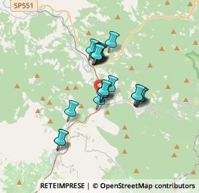 Mappa Via Forlivese, 50062 Dicomano FI, Italia (2.561)