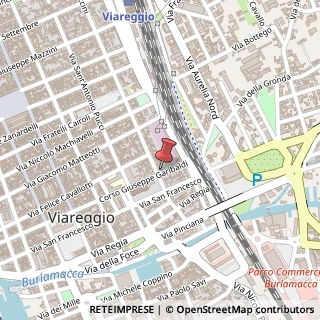 Mappa Corso Giuseppe Garibaldi, 208, 55049 Viareggio, Lucca (Toscana)