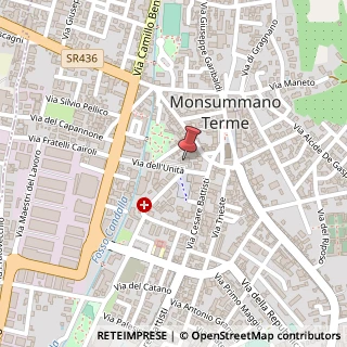 Mappa Via Unità, 56, 51015 Monsummano Terme, Pistoia (Toscana)