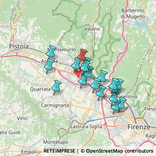 Mappa Via Ippodromo, 59100 Prato PO, Italia (6.13722)