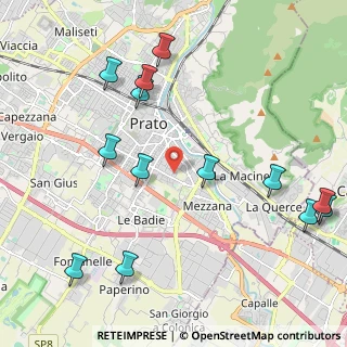 Mappa Via Agostino Ammannati, 59100 Prato PO, Italia (2.61538)