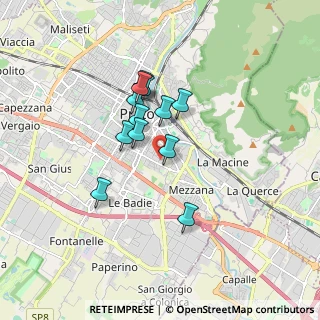 Mappa Via Agostino Ammannati, 59100 Prato PO, Italia (1.335)