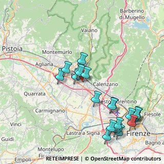 Mappa Via Agostino Ammannati, 59100 Prato PO, Italia (9.0385)