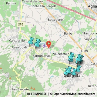 Mappa Via Campiglio alla Stella, 51039 Quarrata PT, Italia (2.63643)