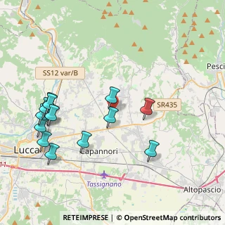 Mappa Via dei Bocchi, 55012 Capannori LU, Italia (4.60429)