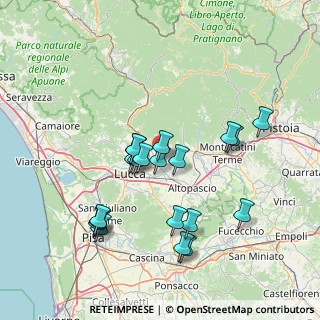 Mappa Via dei Bocchi, 55012 Capannori LU, Italia (14.524)