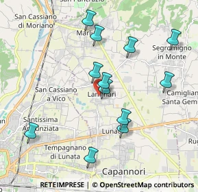 Mappa Capannori, 55013 Capannori LU, Italia (1.94333)