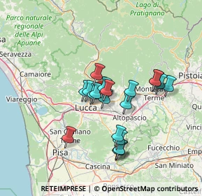 Mappa Capannori, 55013 Capannori LU, Italia (11.5035)